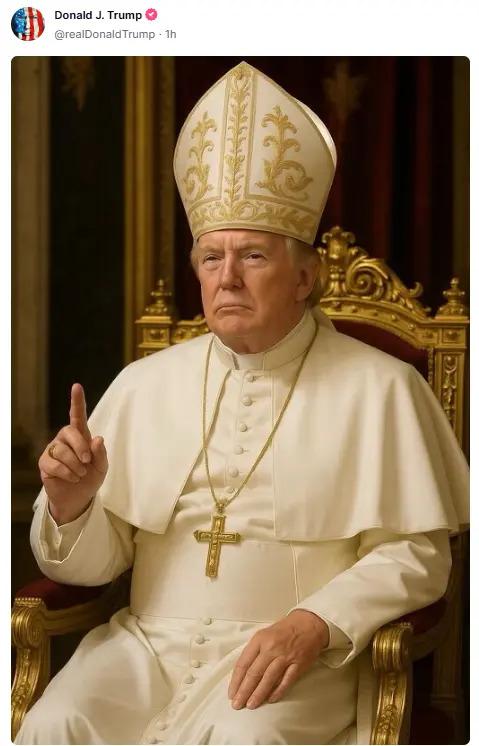 华丰金服  特朗普谈“特朗普教皇照”：不是我P的，我也不知道它哪来的