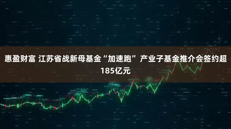惠盈财富 江苏省战新母基金“加速跑” 产业子基金推介会签约超185亿元