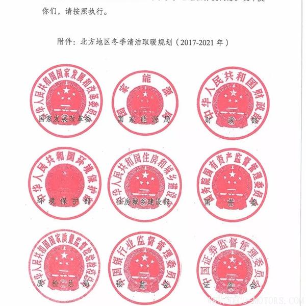 重磅！10部委發布《北方地區冬季清潔取暖規劃(2017-2021)》：現役燃煤熱電機組全部超低排放 行業資訊 第2張